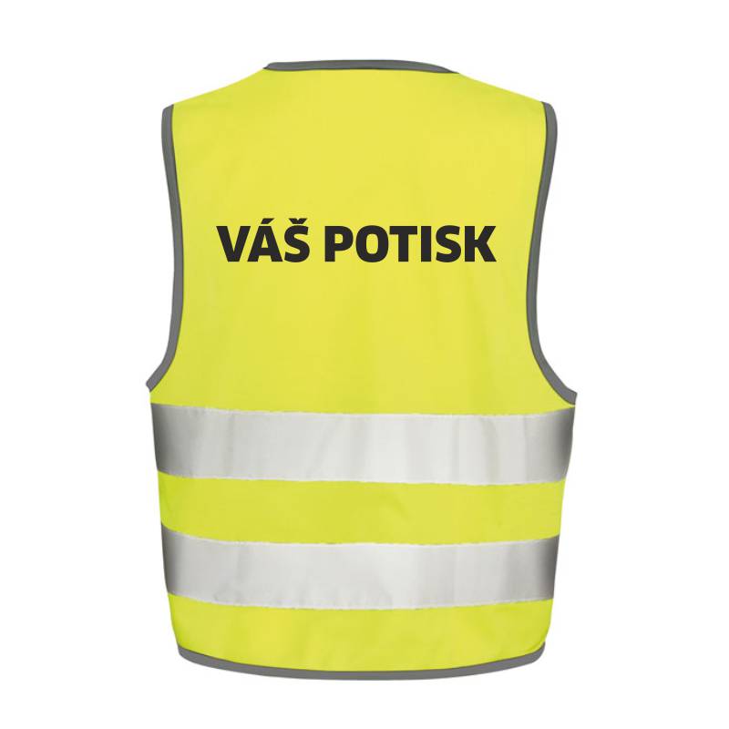Reflexní vesta Core s potiskem na zádech | ODBĚR 5–15 ks