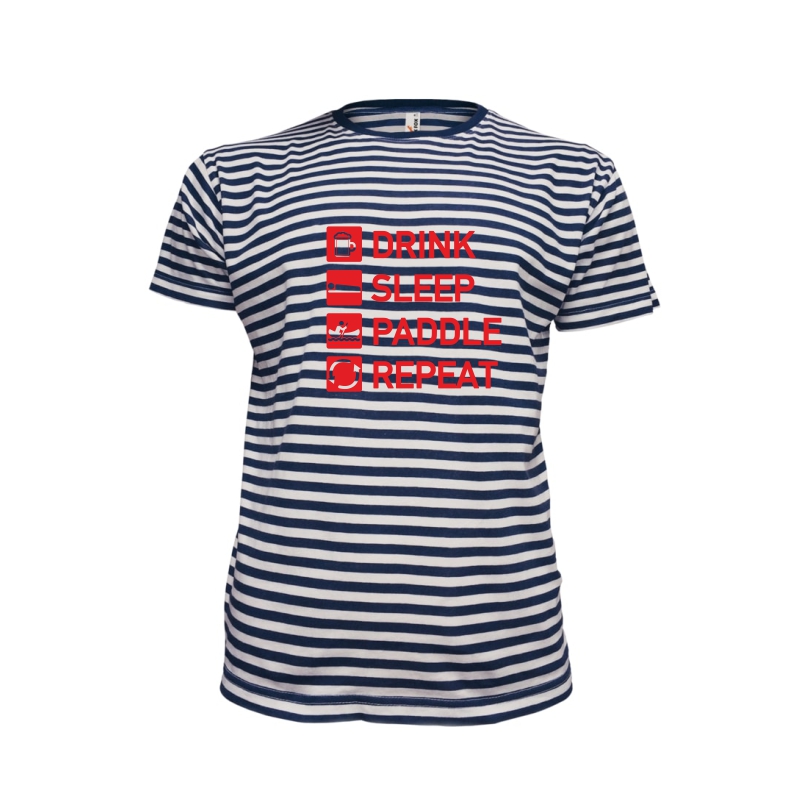 Vodácké tričko Drink, sleep, paddle, repeat - pánské (množstevní slevy)