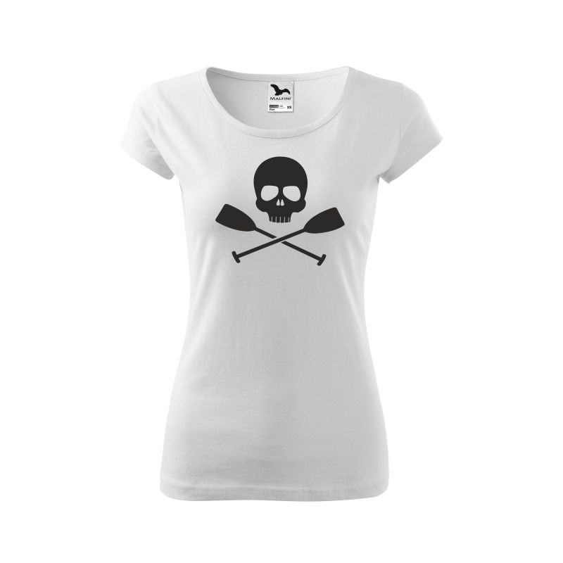 Vodácké tričko Pádla+lebka - dámské (množstevní slevy)