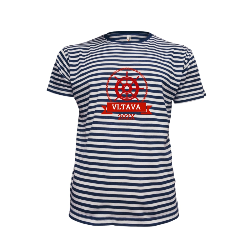 Vodácké tričko Kormidlo+řeka+rok - pánské (množstevní slevy)